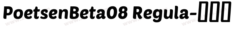PoetsenBeta08 Regula字体转换